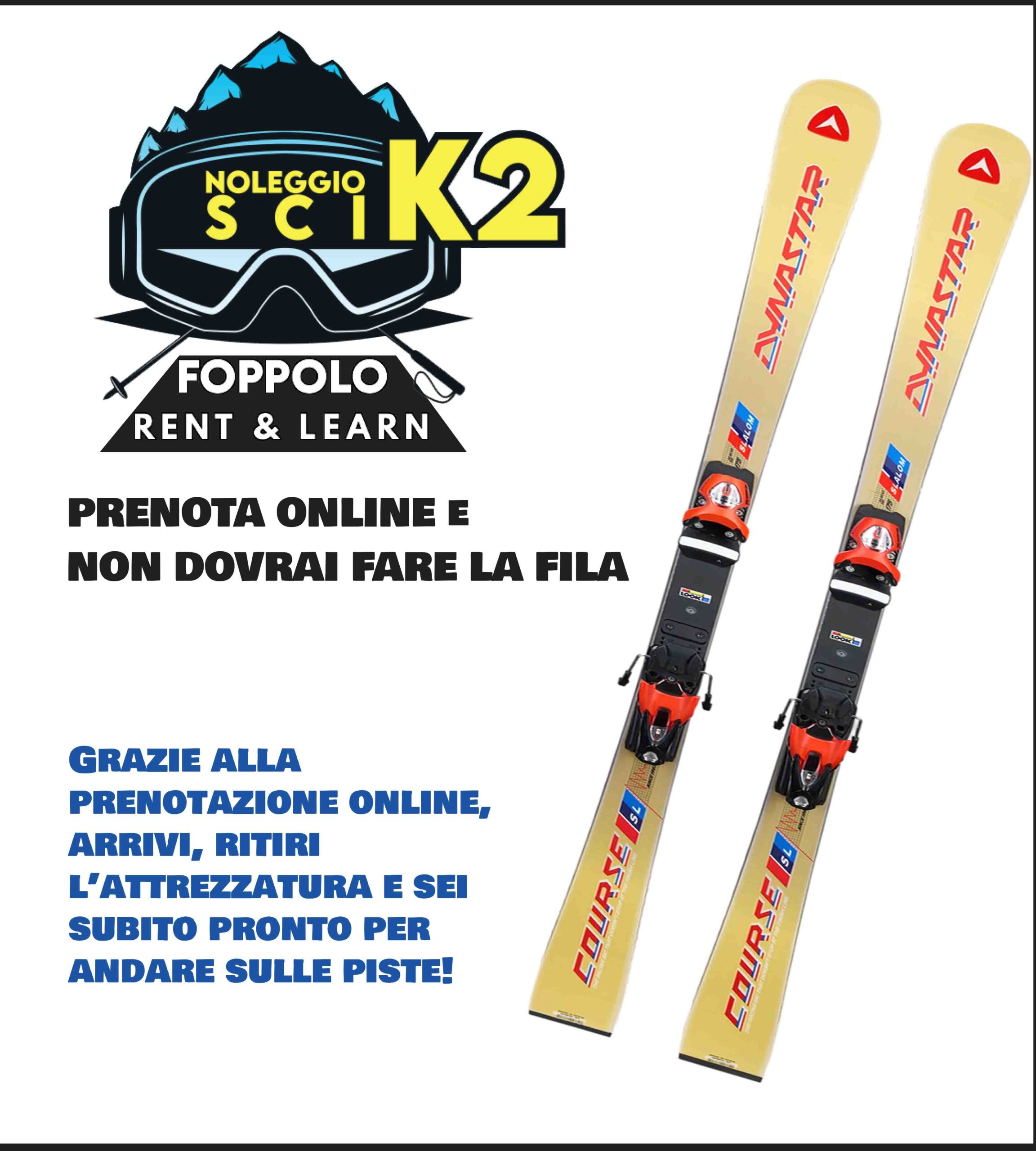 Noleggio sci K2