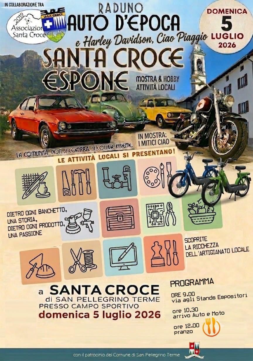Raduno auto d’epoca – Santa Croce di San Pellegrino Terme