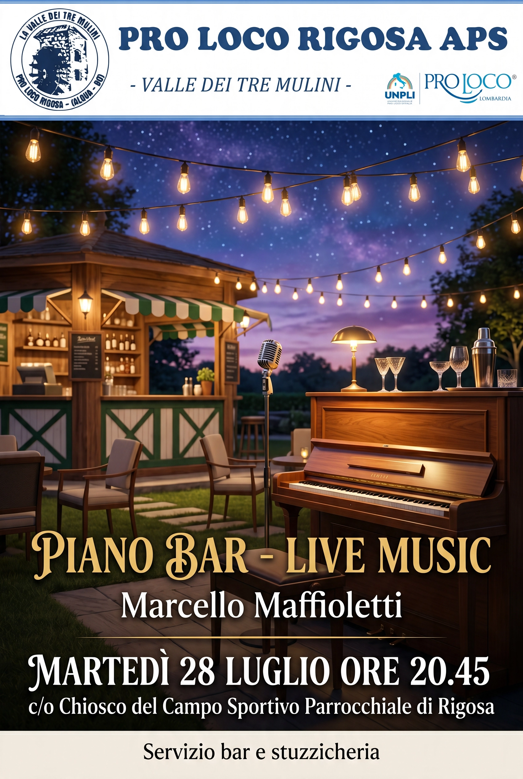 Piano Bar – Live Music – Rigosa di Algua