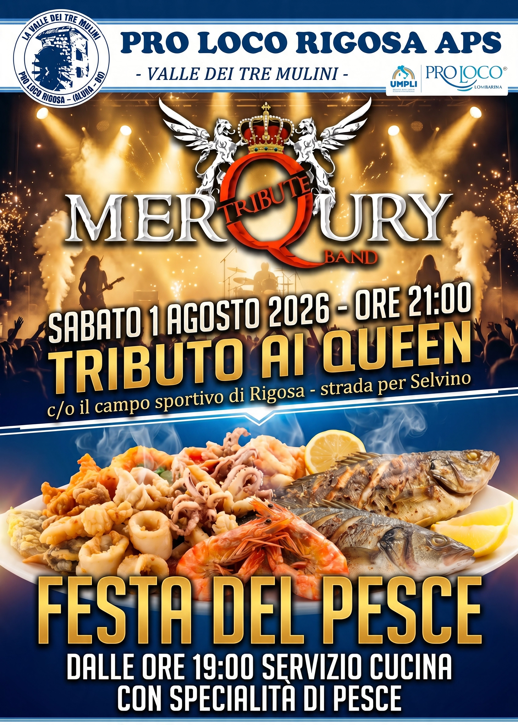 Tributo ai Queen – Festa del Pesce – Rigosa di Algua
