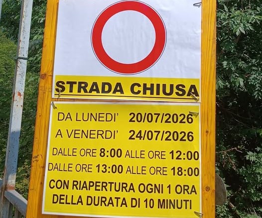 San Pellegrino Terme, via Galizzi chiusa a fasce orarie per i lavori sulla frana