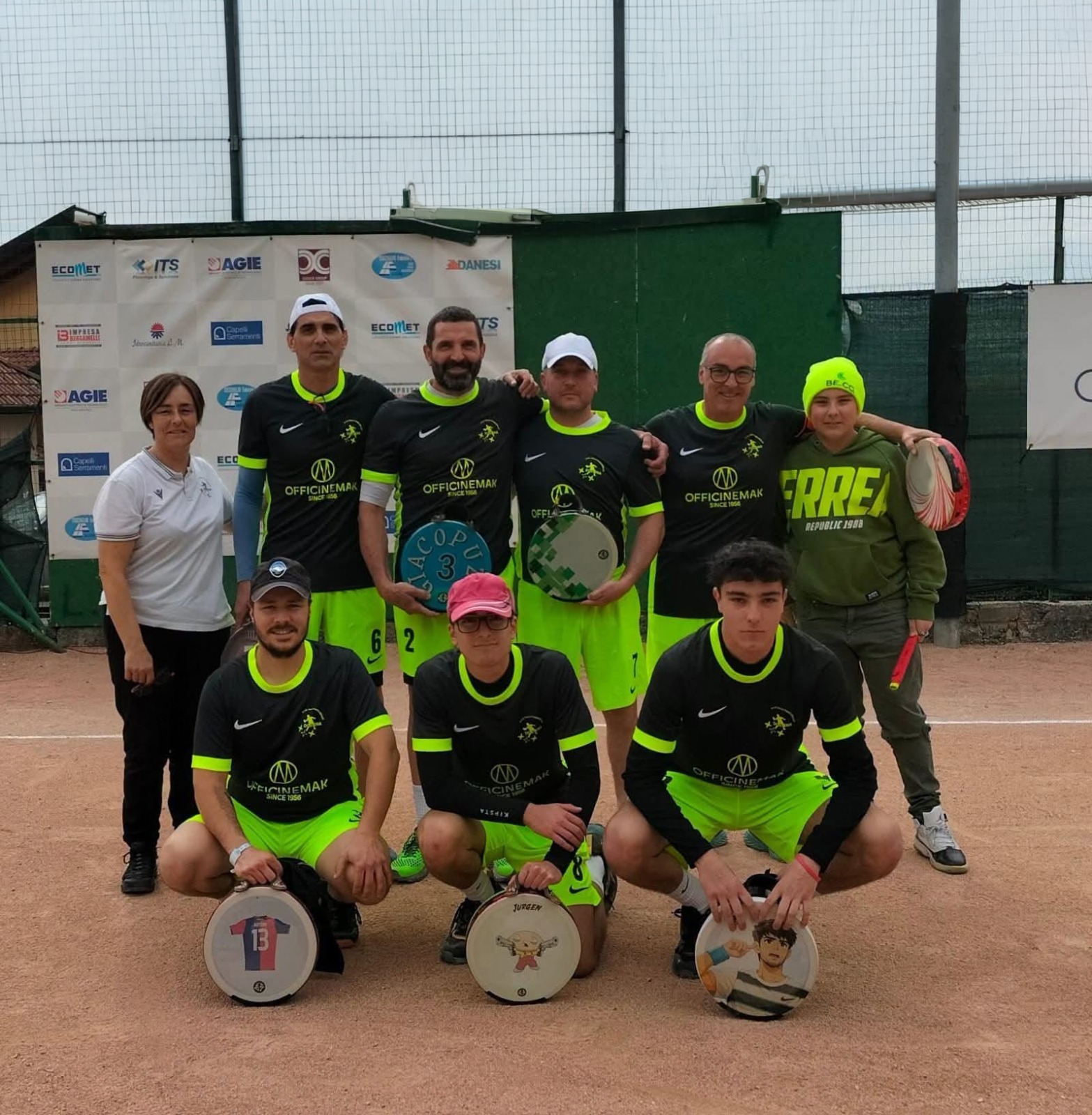 Tamburello, Dossena primo in Serie A dopo la vittoria sul Solferino