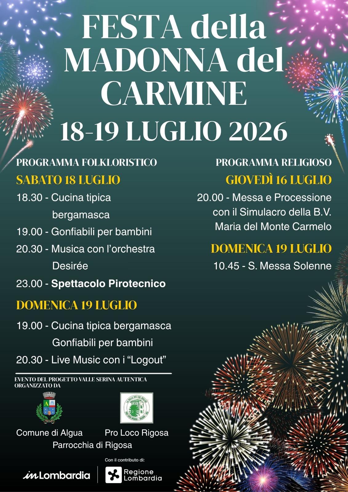 Festa della Madonna del Carmine – Rigosa Algua
