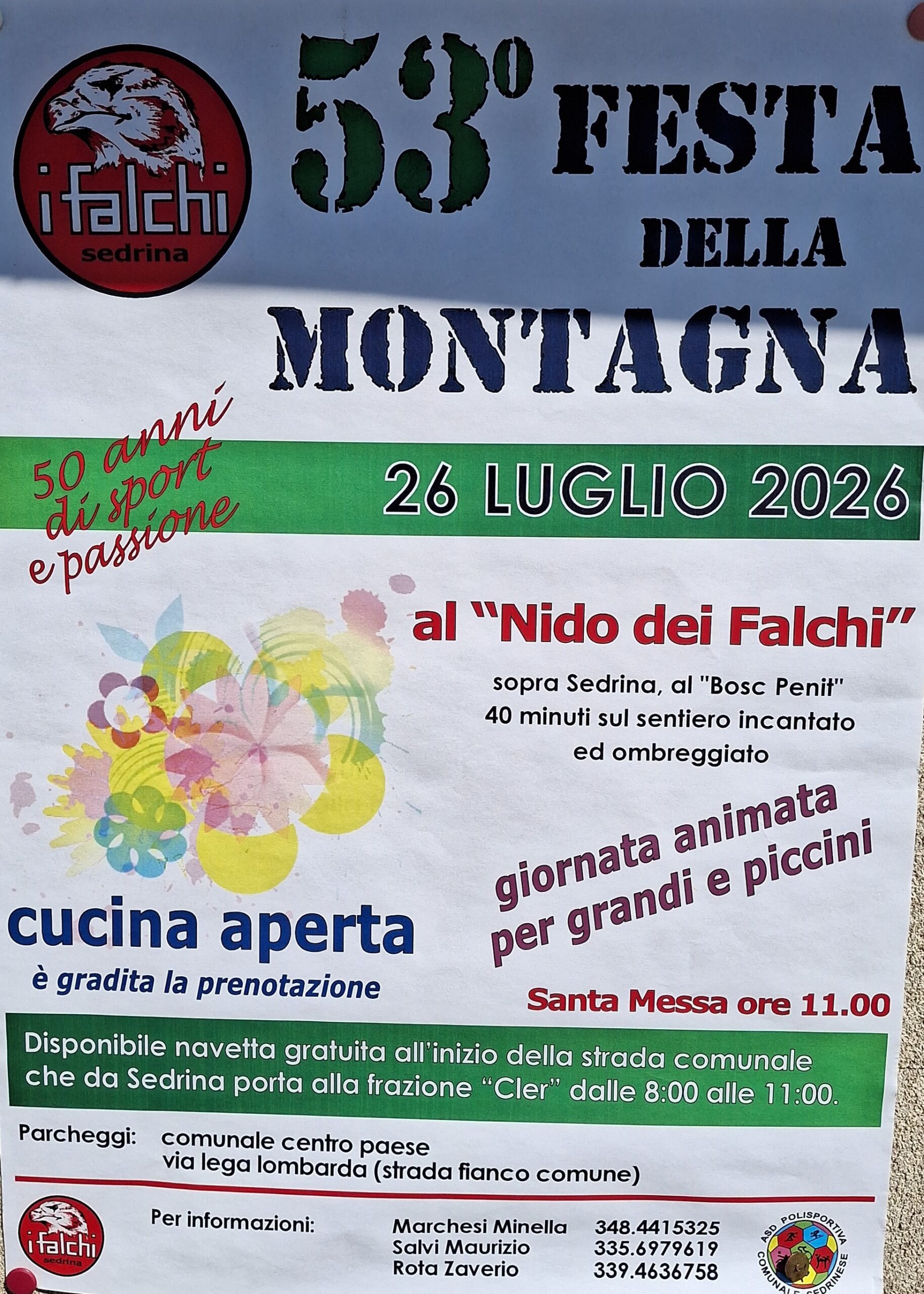 53° Festa della Montagna – Sedrina