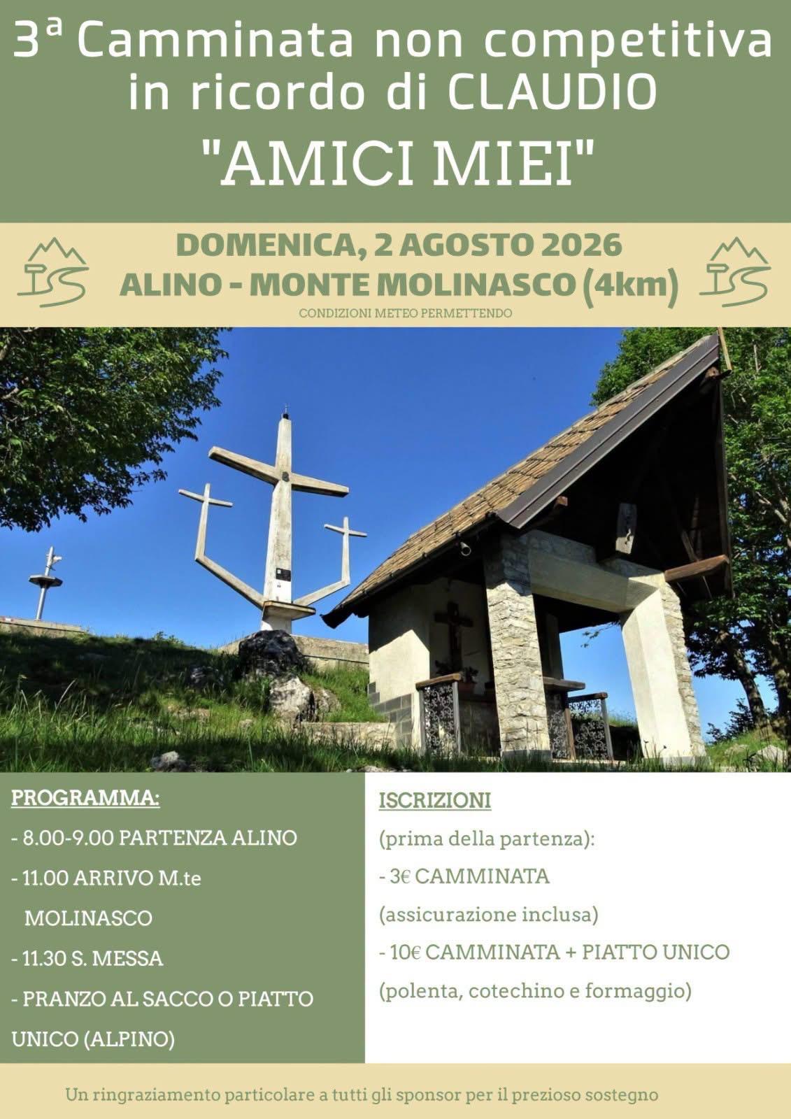 3^ Camminata non competitiva Alino-Monte Molinasco