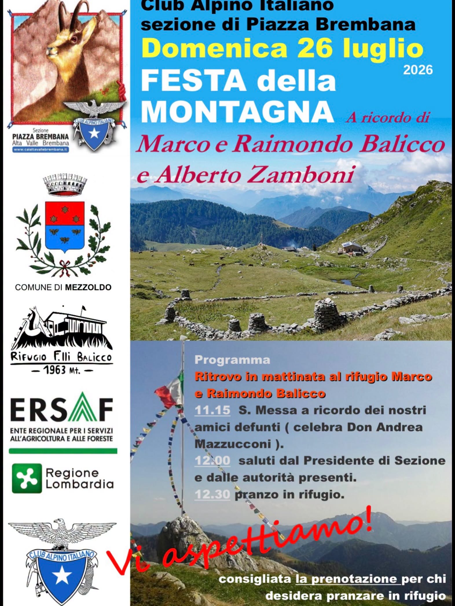 Festa della Montagna – Rifugio Balicco Mezzoldo