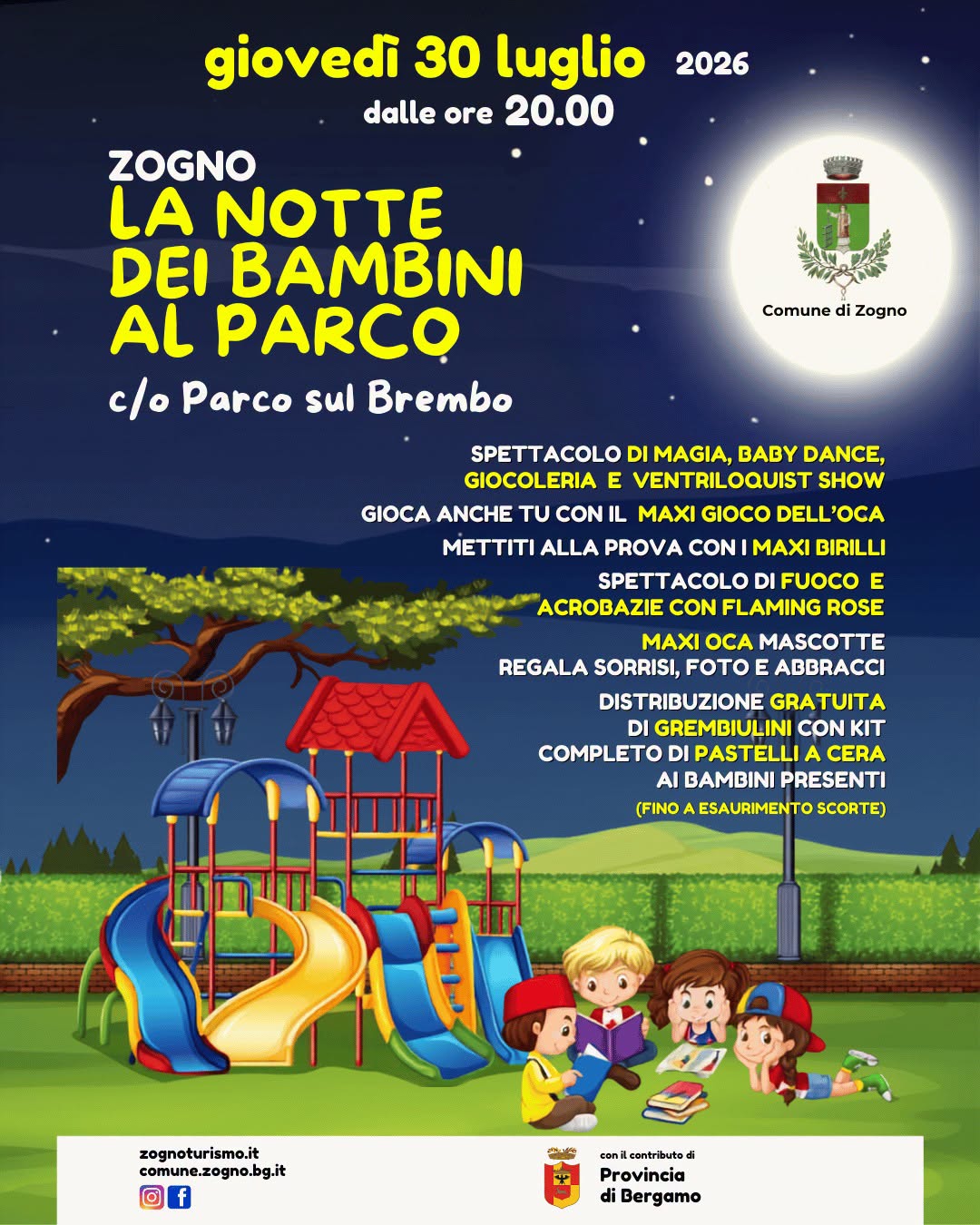 La notte dei Bambini al Parco – Zogno