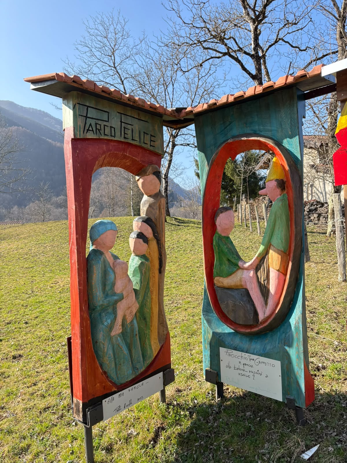 Taleggio, cresce il parco di Pinocchio. E a Serina una mostra del suo scultore