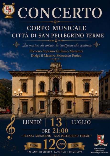 Concerto Corpo Musicale Città di San Pellegrino Terme