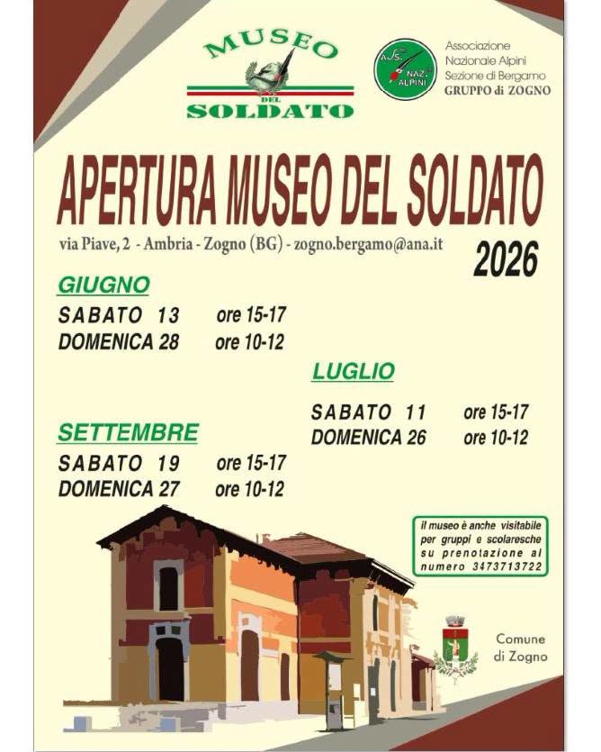 Museo del Soldato – aperture – Zogno