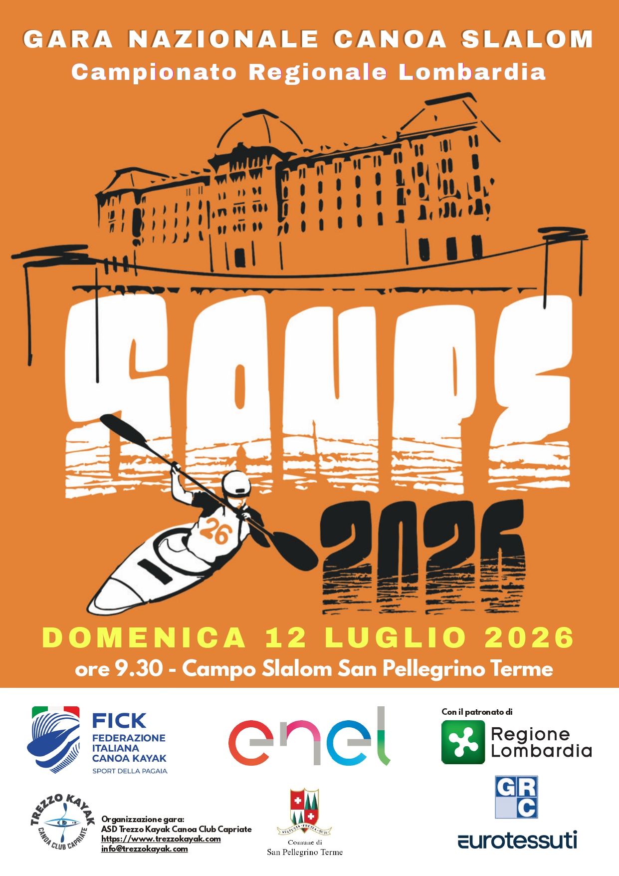 Gara Nazionale Canoa Slalom – San Pellegrino Terme