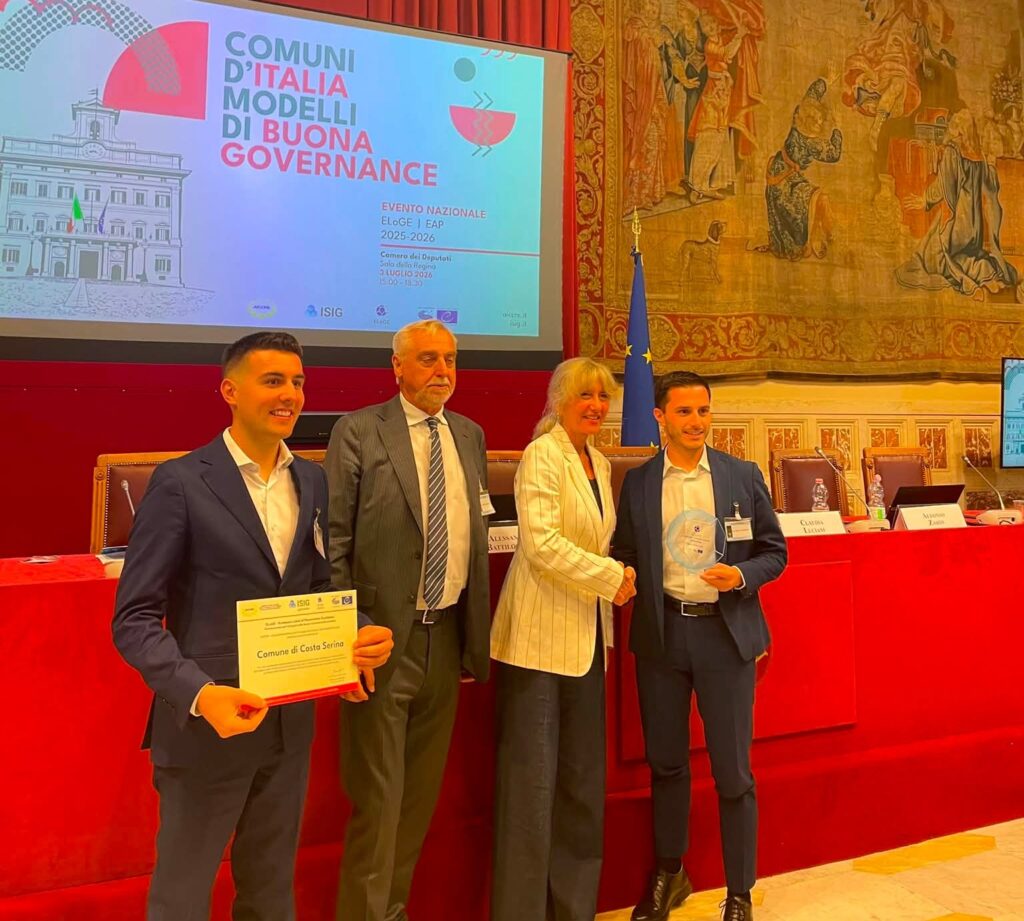 Costa Serina ELoGE: il Comune premiato alla Camera dei Deputati