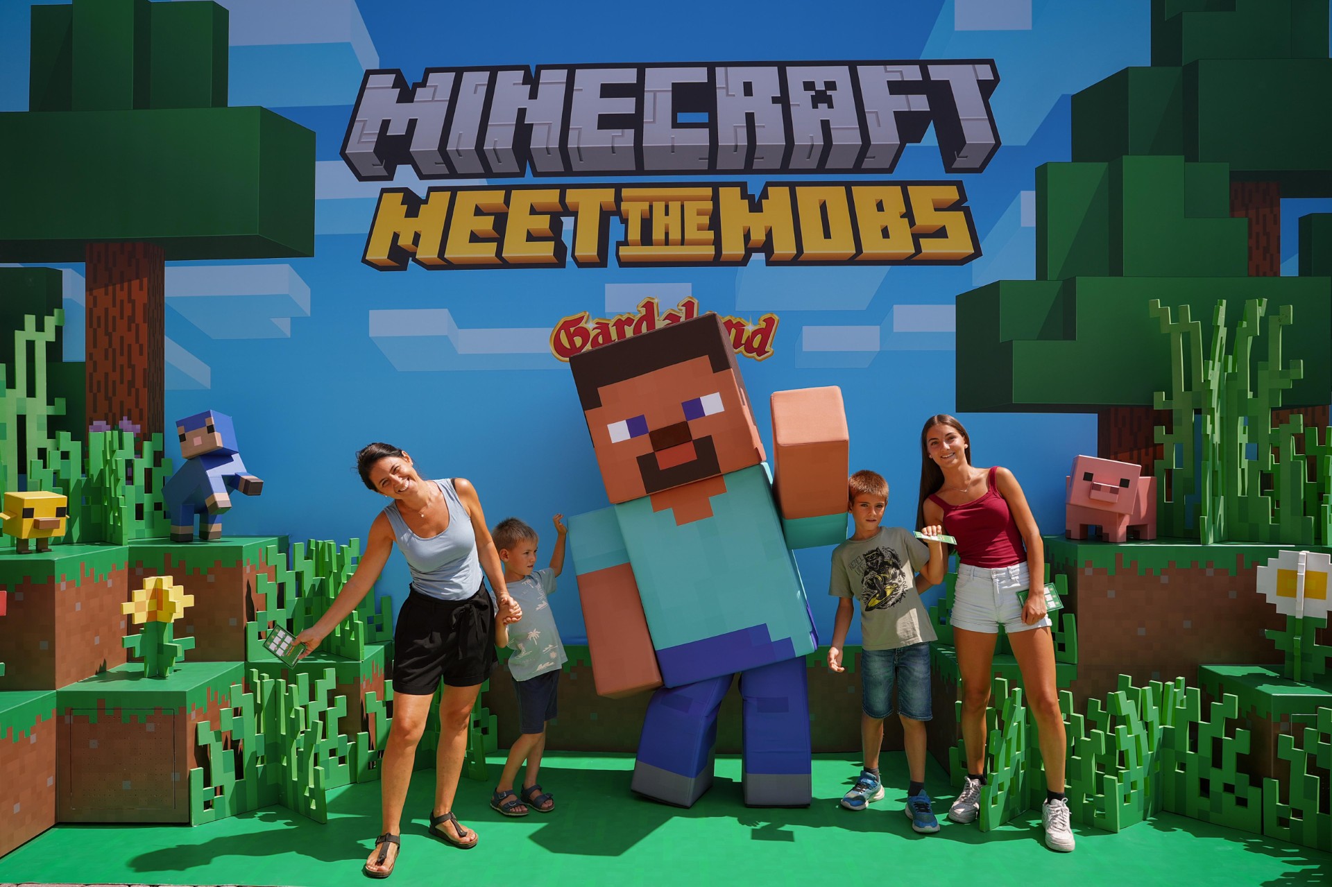Gardaland, ora si può giocare dal vivo anche nel mondo Minecraft