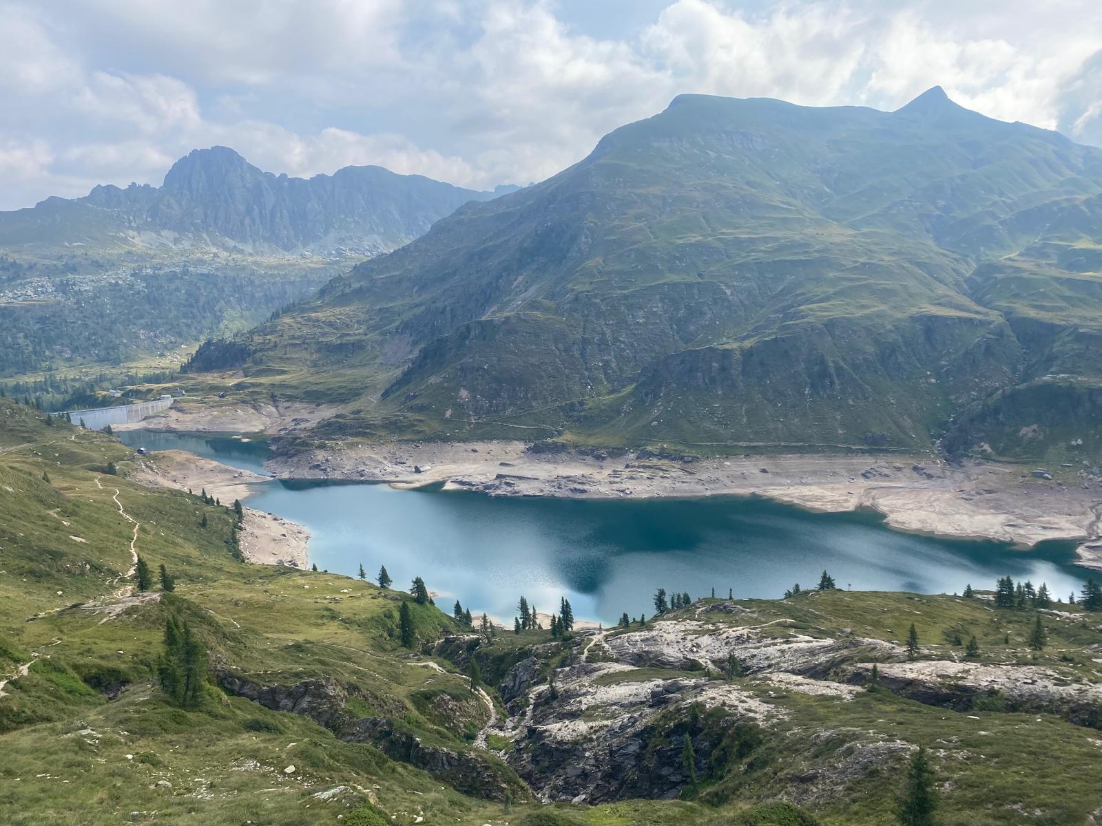 Siccità, Laghi Gemelli separati come nel 2022
