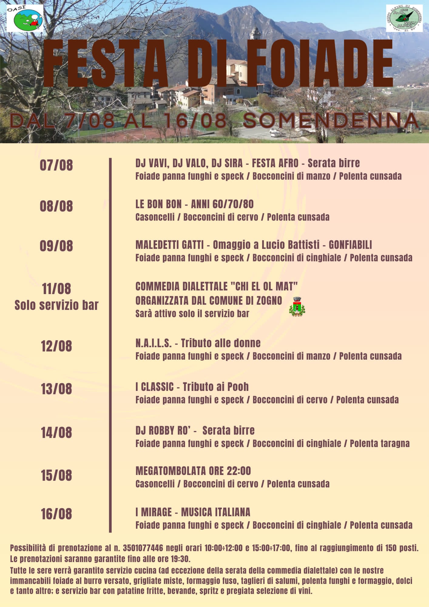 Festa di Foiade – Somendenna di Zogno