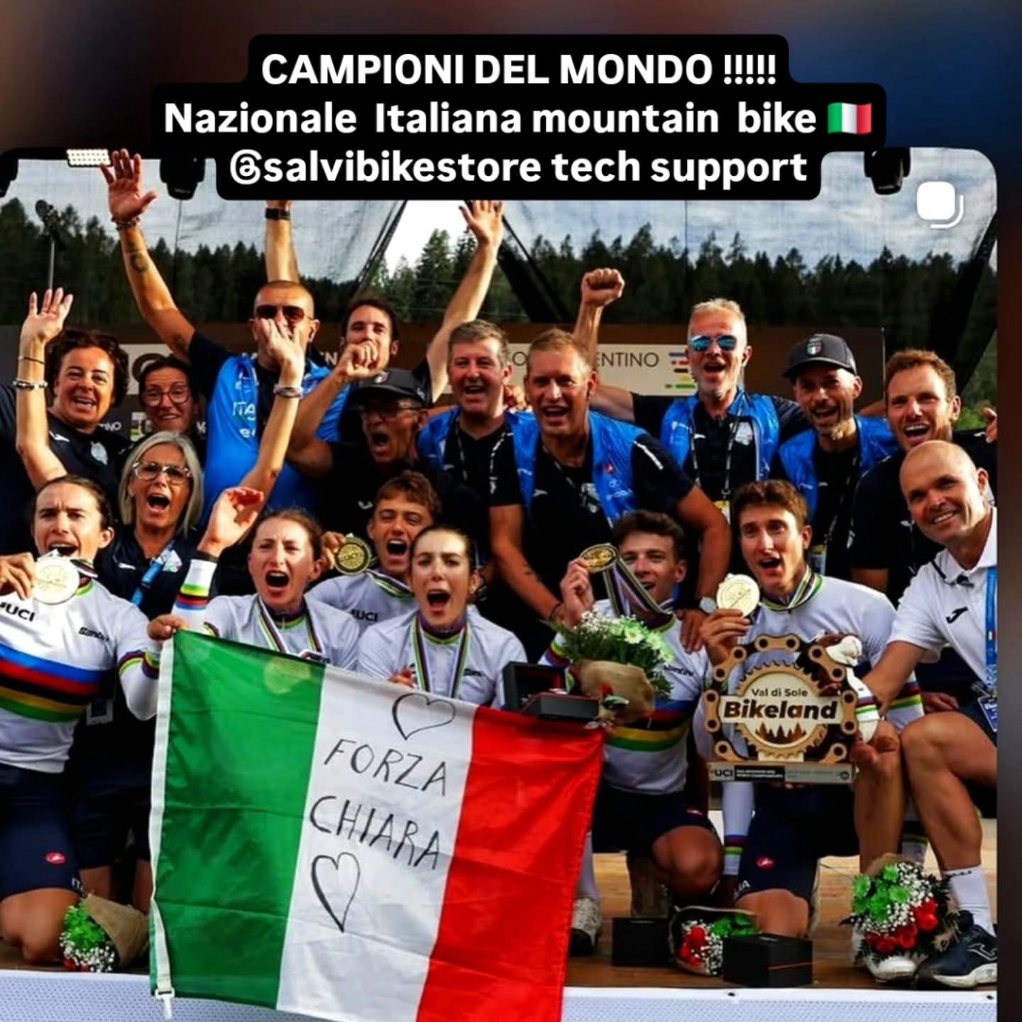 Nell’Italia iridata di mountain bike, anche un po’ di Zogno: nel team tecnico c’è Giuliano Salvi
