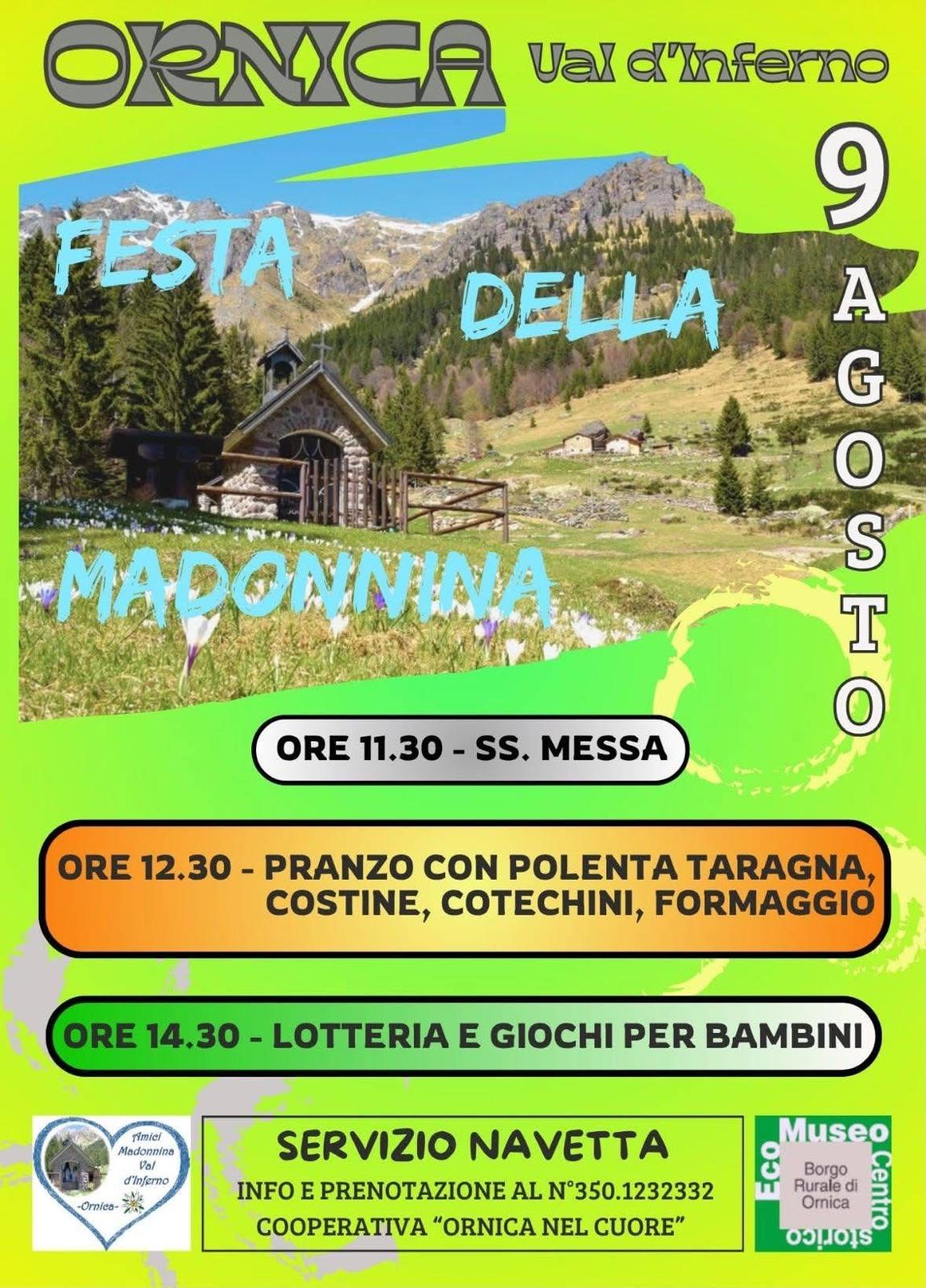 Festa della Madonnina – Ornica