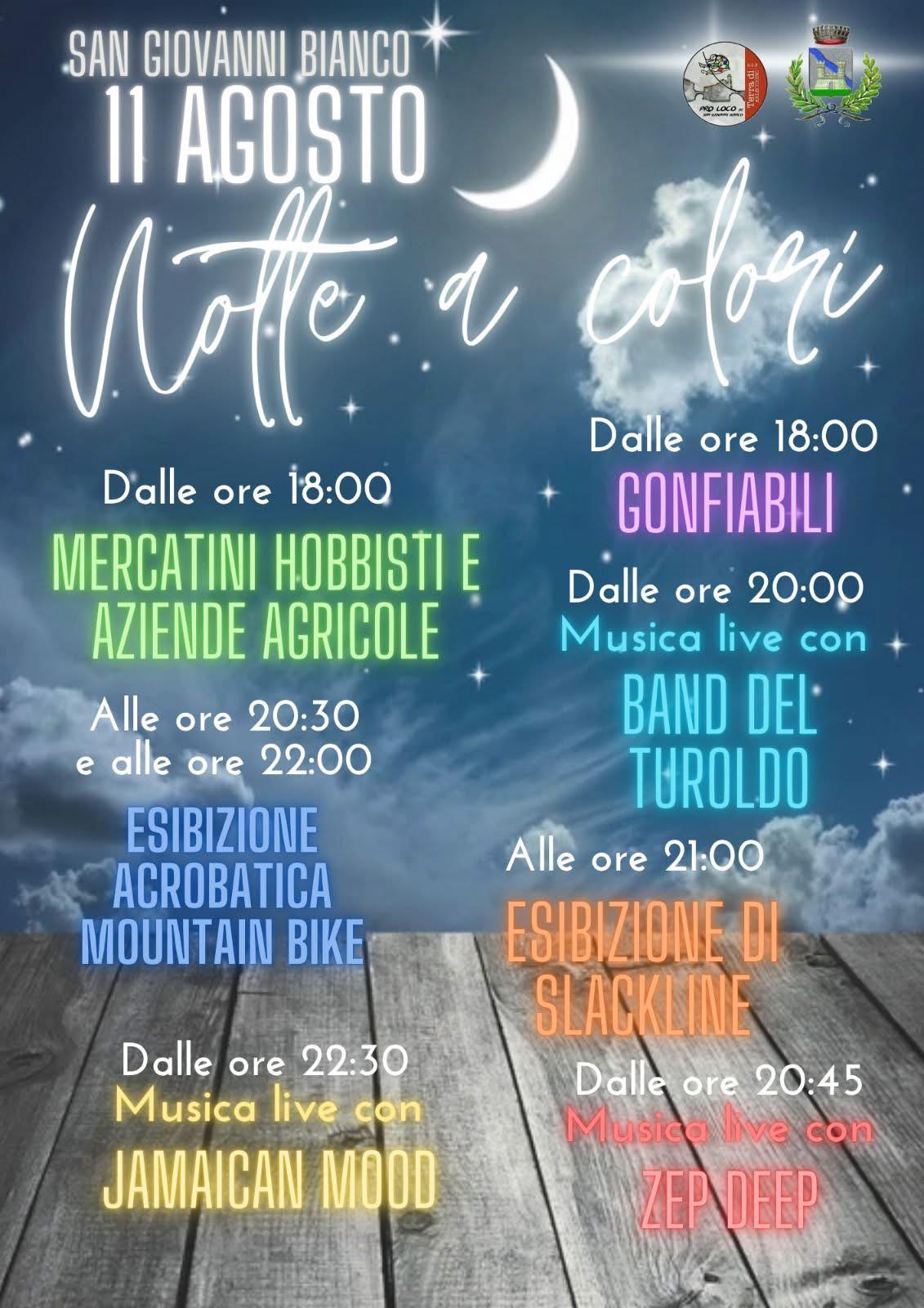 Notte a colori – San Giovanni Bianco