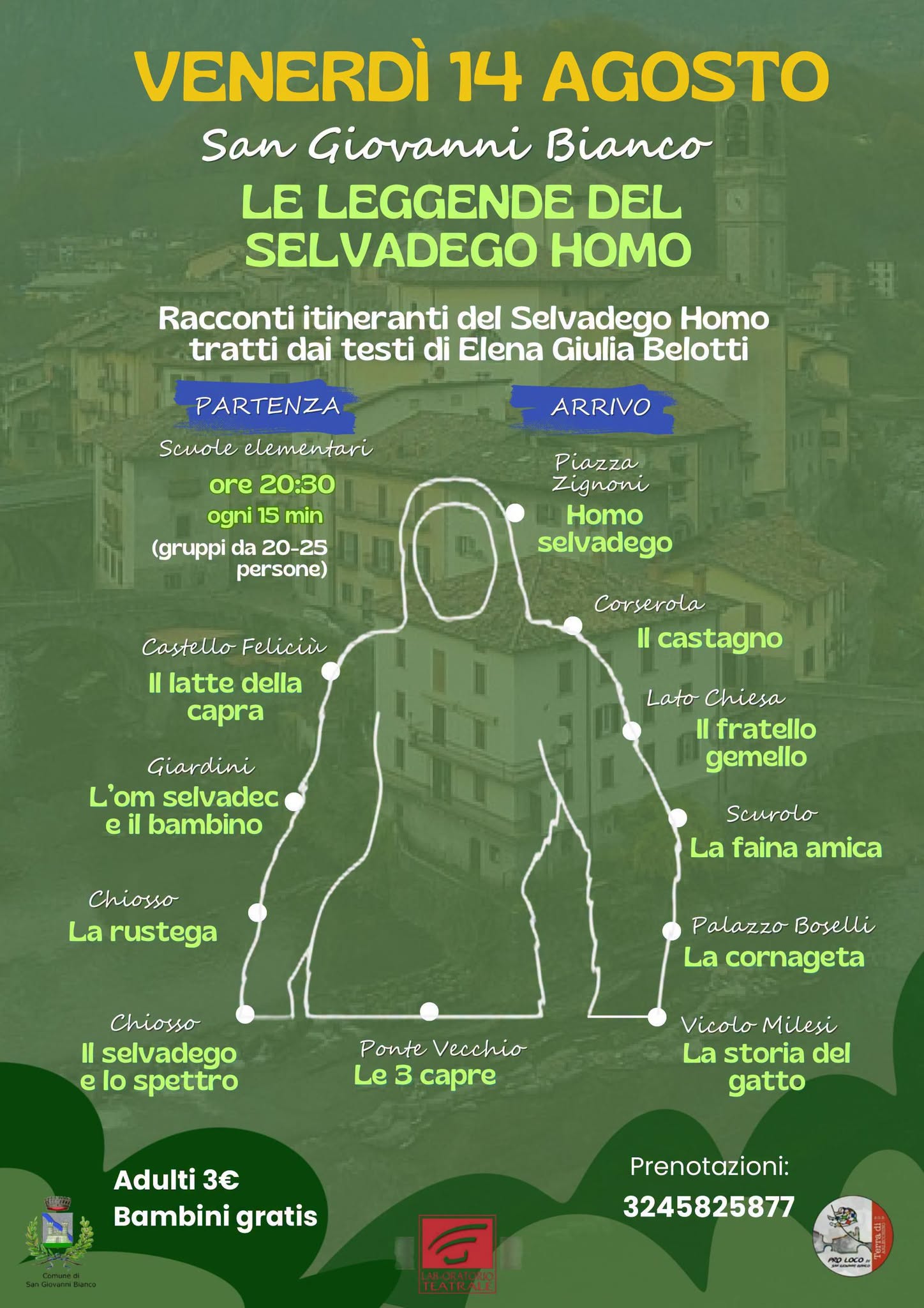 Le leggende del Selvadego Homo – San Giovanni Bianco