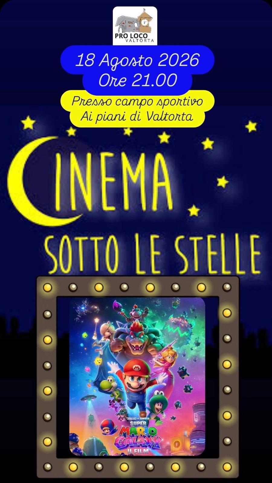 Cinema sotto le stelle – Valtorta