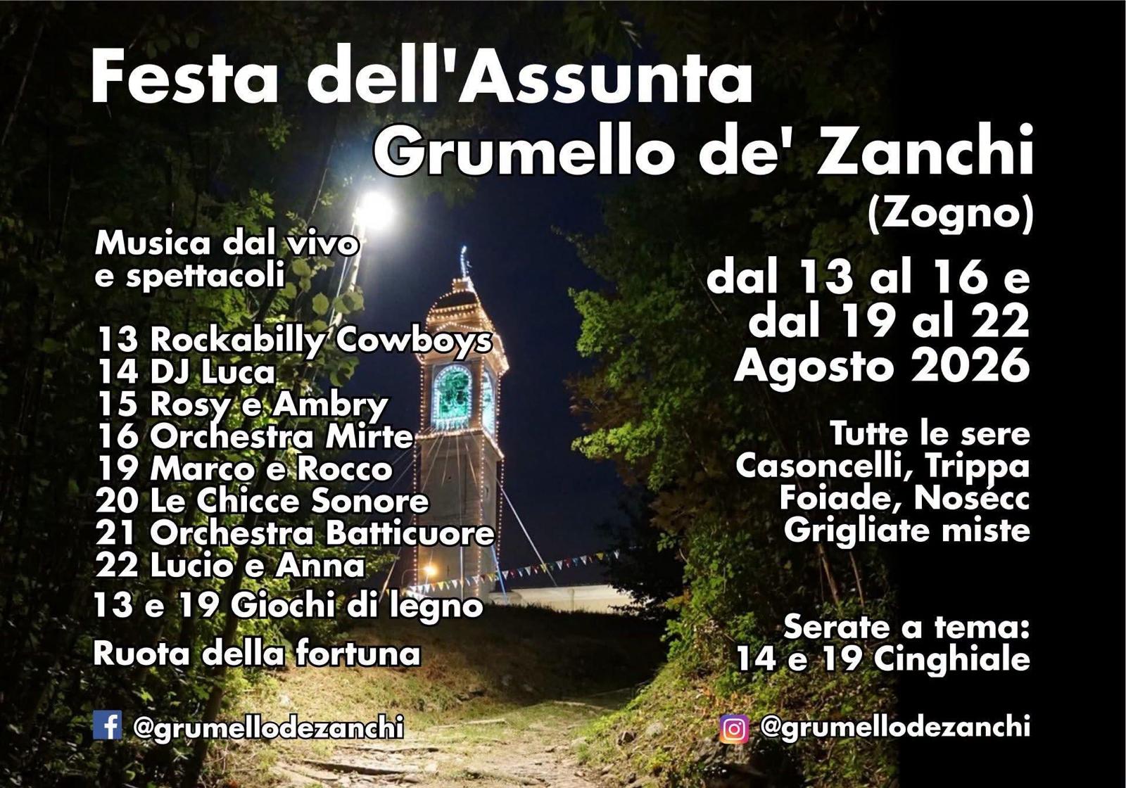 Festa dell’Assunta – Grumello de’ Zanchi Zogno
