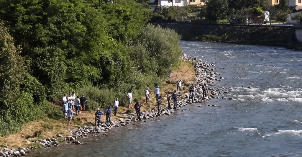 Zogno, sul Brembo la semifinale del Campionato italiano di pesca