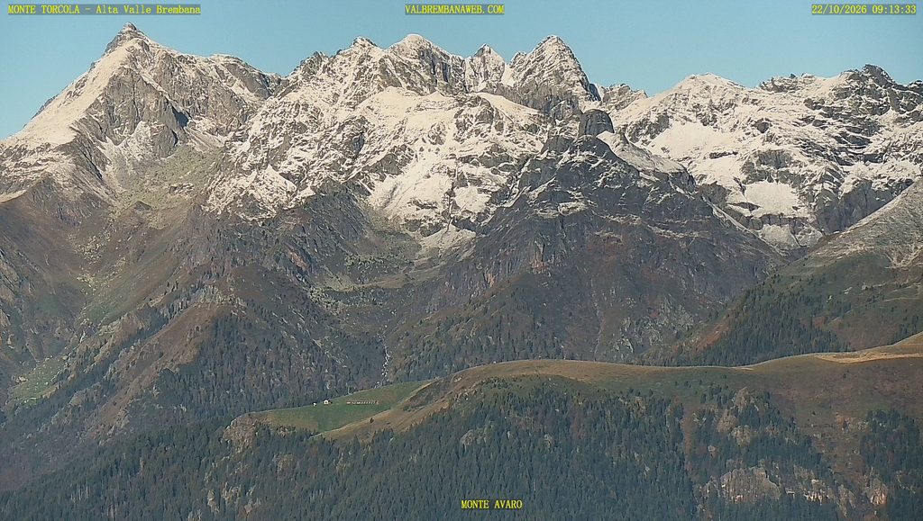 Prima spruzzata di neve sulle Orobie. Le immagini dalle nostre webcam